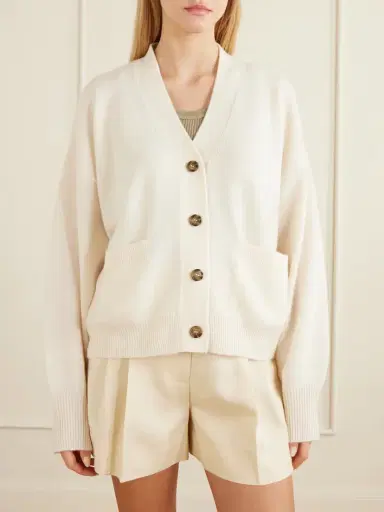 Le Kasha Troyes Organic Cashmere Cardigan | Thumbnail 3