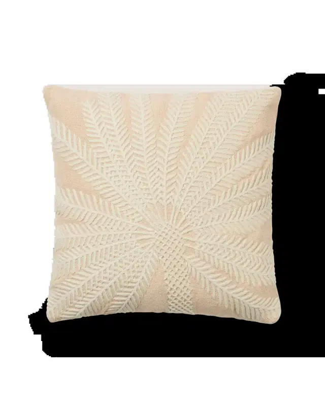 Emporio Sirenuse Palm Embroidered Cushion Cover