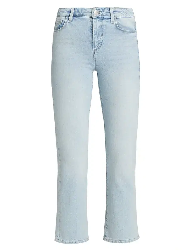 L'AGENCE Women's Tati Crop Micro Bootcut Jeans - Cabo