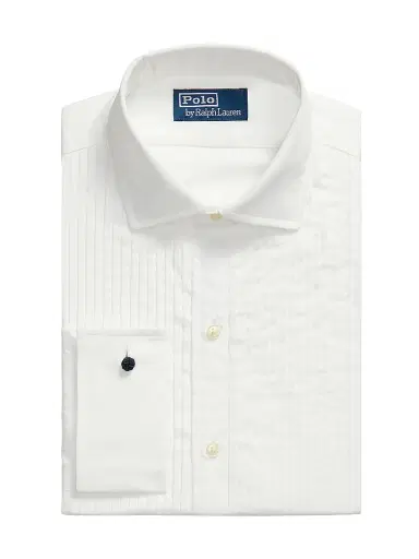 Polo Ralph Lauren Men's Cotton Poplin Spread Collar Tuxedo Shirt | Thumbnail 1 Polo Ralph Lauren Men's Cotton Poplin Spread Collar Tuxedo Shirt | Thumbnail 1