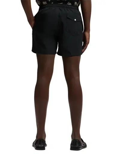 Ralph Lauren Purple Label Men's Amalfi Linen Swim Trunks - Classic Black | Thumbnail 5 Ralph Lauren Purple Label Men's Amalfi Linen Swim Trunks - Classic Black | Thumbnail 5