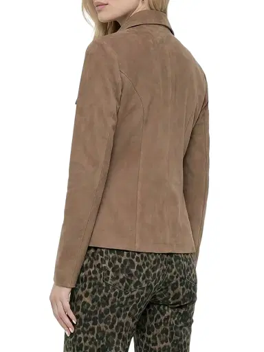Gorski Women's Select Metis Suede Jacket - Camel - Size Large | Thumbnail 4 Gorski Women's Select Metis Suede Jacket - Camel - Size Large | Thumbnail 4