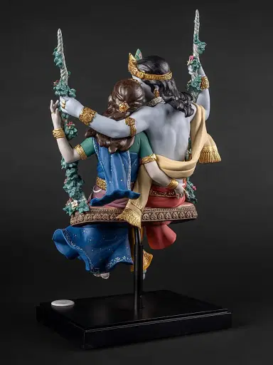 Lladro Radha Krishna on a Swing Figurine | Thumbnail 3 Lladro Radha Krishna on a Swing Figurine | Thumbnail 3