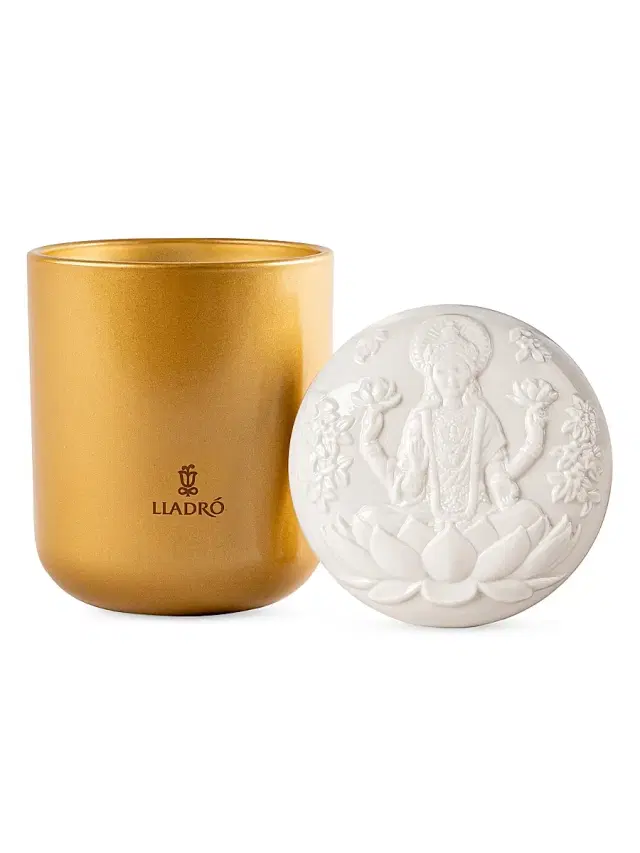 Lladro Goddess Lakshmi Candle