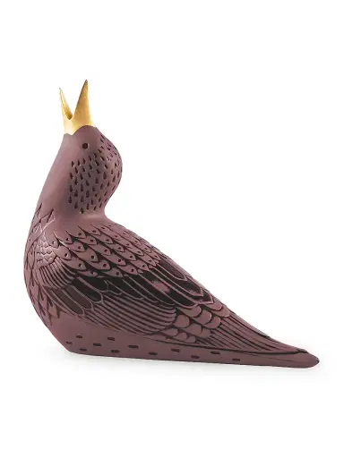 Lladro Starling I Porcelain Figurine - Purple | Thumbnail 3