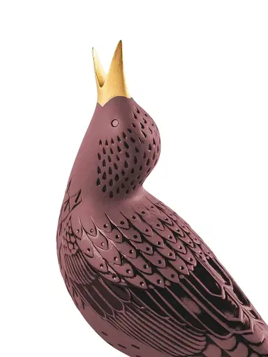 Lladro Starling I Porcelain Figurine - Purple | Thumbnail 4