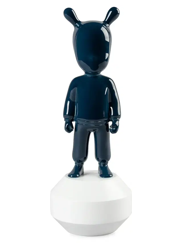 Lladro The Guest Dark Blue Guest Figurine