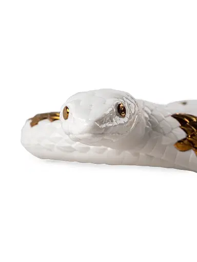 Lladro Snake Porcelain Figurine - White | Thumbnail 6