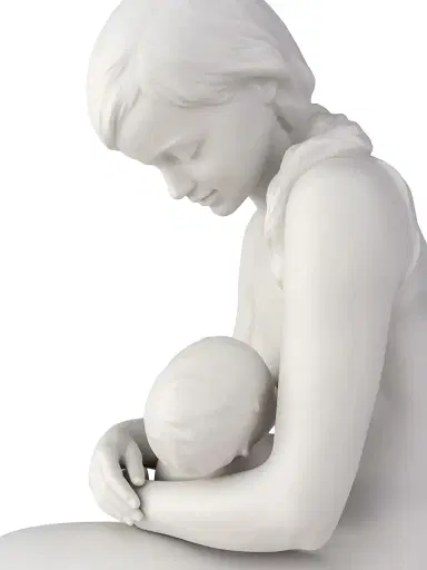 Lladro A Nurturing Bond Mother Porcelain Figure - White | Thumbnail 5 Lladro A Nurturing Bond Mother Porcelain Figure - White | Thumbnail 5