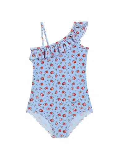 Dolce & Gabbana Little Girl's & Girl's Asymmetric One-Piece Swimsuit - Roselline - Size 14 | Thumbnail 1 Dolce & Gabbana Little Girl's & Girl's Asymmetric One-Piece Swimsuit - Roselline - Size 14 | Thumbnail 1