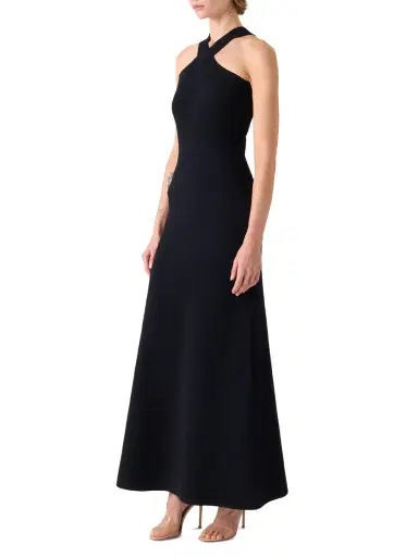 Akris Sleeveless Knit Halter Midi Dress | Thumbnail 3 Akris Sleeveless Knit Halter Midi Dress | Thumbnail 3