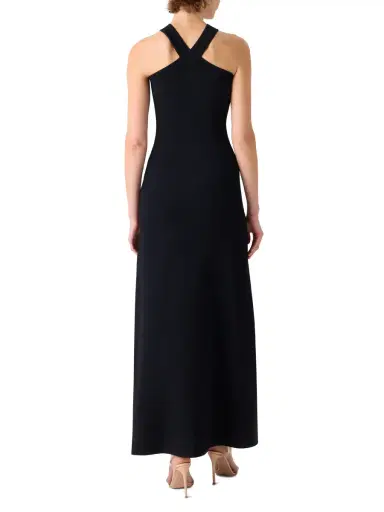 Akris Sleeveless Knit Halter Midi Dress | Thumbnail 4 Akris Sleeveless Knit Halter Midi Dress | Thumbnail 4