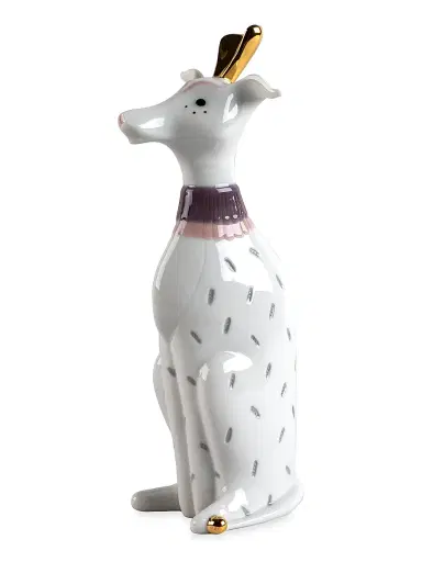 Lladro Unusual Friends Dog Porcelain Sculpture | Thumbnail 1 Lladro Unusual Friends Dog Porcelain Sculpture | Thumbnail 1