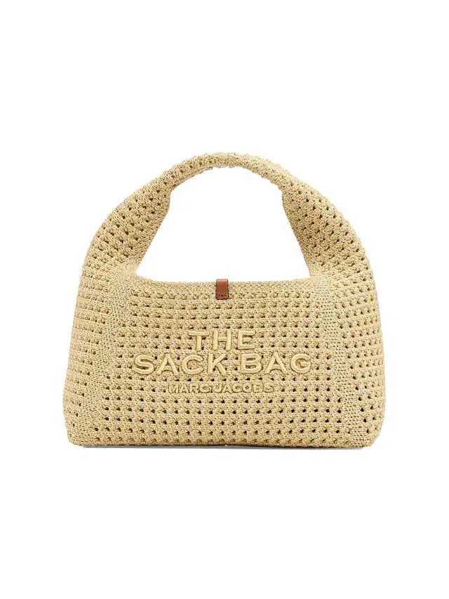 Marc Jacobs Women's The Crochet Mini Sack Bag - Champagne