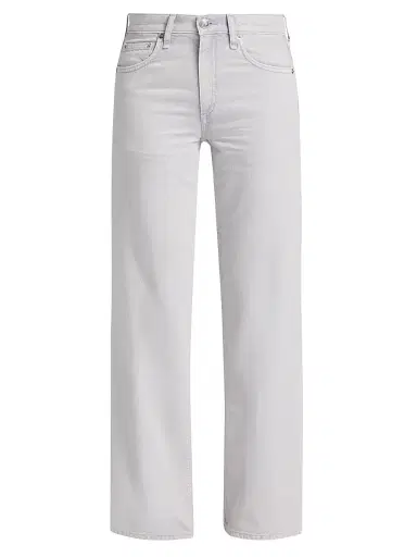 rag & bone Women's Cam Featherweight Low-Rise Full Straight-Leg Jeans - Lilac | Thumbnail 1 rag & bone Women's Cam Featherweight Low-Rise Full Straight-Leg Jeans - Lilac | Thumbnail 1