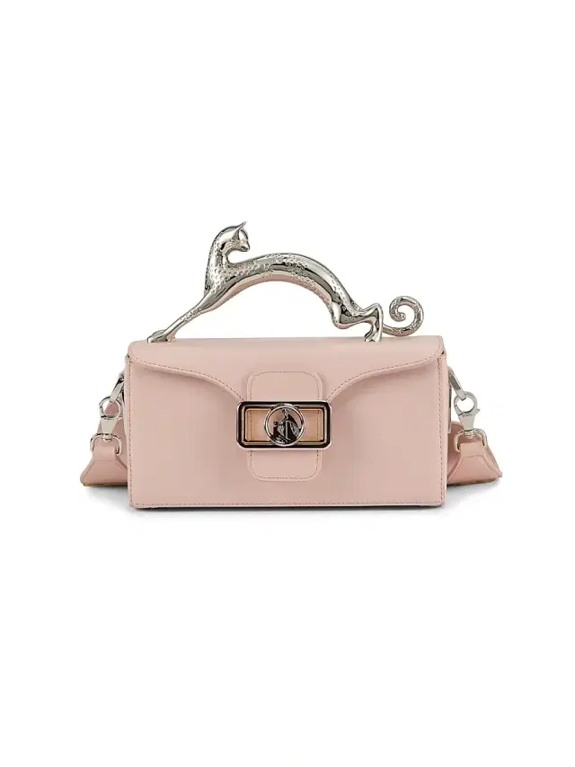 Lanvin Women's Pencil Cat Nano Top Handle Bag - Rose
