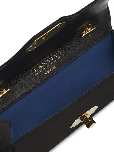 Lanvin Women's Small Silk Evening Pouch - Black | Thumbnail 4 Lanvin Women's Small Silk Evening Pouch - Black | Thumbnail 4