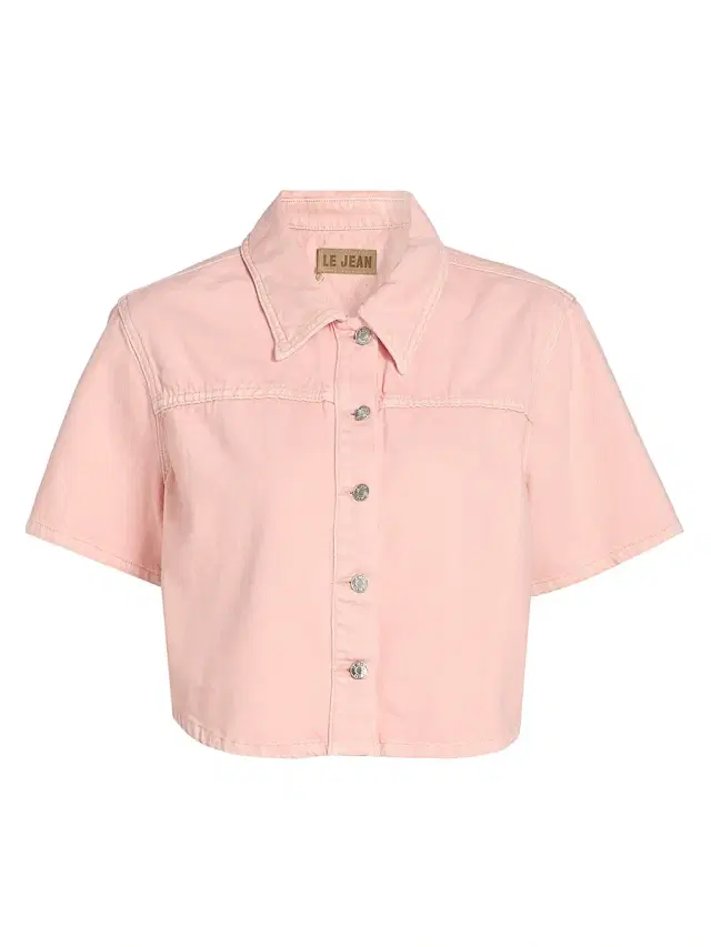 Women's Swing Cotton Short-Sleeve Shirt - Peachy