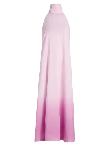 AZEEZA Women's Meera Dip-Dye Cotton Voile Midi-Dress - Bloom Dip Dye - Size XS | Thumbnail 1 AZEEZA Women's Meera Dip-Dye Cotton Voile Midi-Dress - Bloom Dip Dye - Size XS | Thumbnail 1
