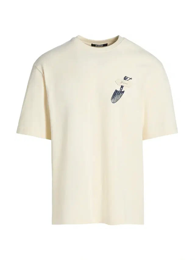 Jacquemus Men's Le Cotton T-Shirt - Embroidered Shovel