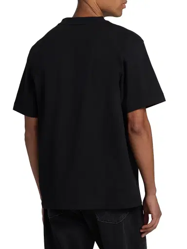 Burberry Men's Beach Knight Cotton T-Shirt - Black - Size XXL | Thumbnail 5