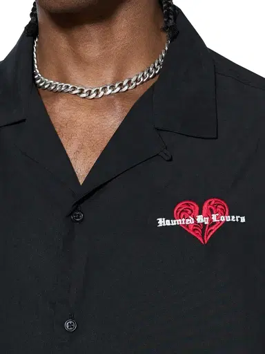 Ksubi Men's HBL Dinner Satin Shirt - Black - Size XXL | Thumbnail 4 Ksubi Men's HBL Dinner Satin Shirt - Black - Size XXL | Thumbnail 4
