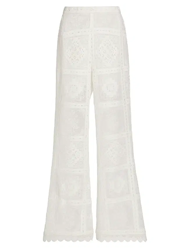 Women's Aster Embroidered Lace Pants -