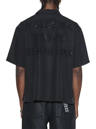 Ksubi Men's End Dinner Satin Shirt - Black | Thumbnail 3