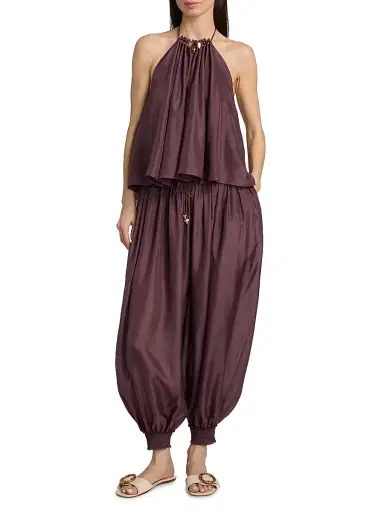 Zimmermann Women's Aster Silk Harem Pants | Thumbnail 2 Zimmermann Women's Aster Silk Harem Pants | Thumbnail 2