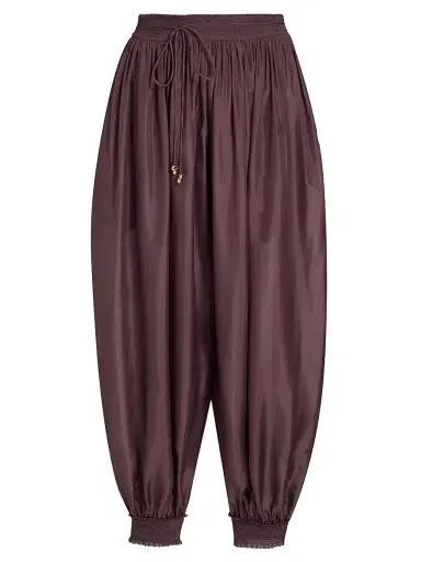 Zimmermann Women's Aster Silk Harem Pants | Thumbnail 1 Zimmermann Women's Aster Silk Harem Pants | Thumbnail 1