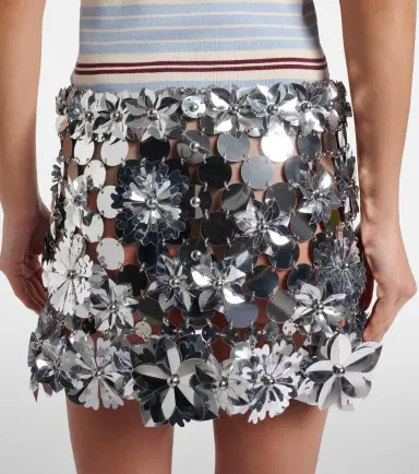 Paco Rabanne Embellished chainmail miniskirt | Thumbnail 4 Paco Rabanne Embellished chainmail miniskirt | Thumbnail 4
