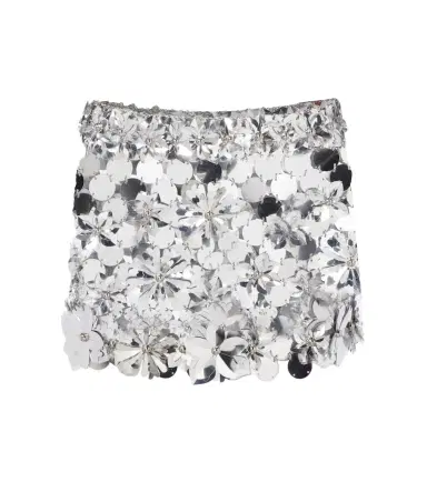 Paco Rabanne Embellished chainmail miniskirt | Thumbnail 1 Paco Rabanne Embellished chainmail miniskirt | Thumbnail 1