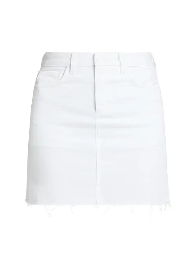 L'AGENCE Women's Jolene Denim Miniskirt - Blanc