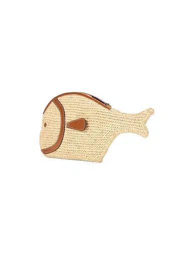Staud Women's Pesce Raffia Clutch - Natural Tan | Thumbnail 2