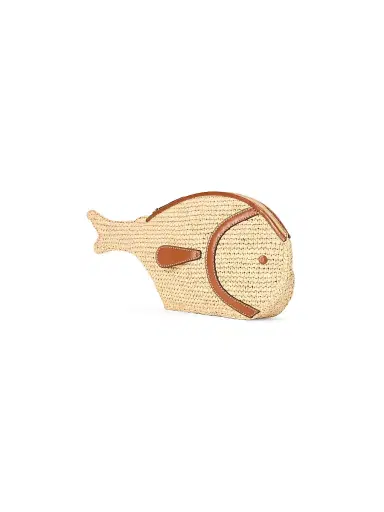 Staud Women's Pesce Raffia Clutch - Natural Tan | Thumbnail 4