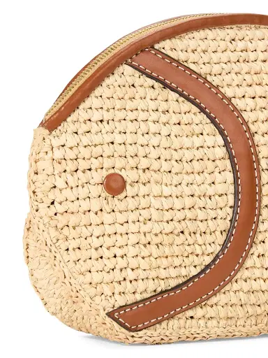 Staud Women's Pesce Raffia Clutch - Natural Tan | Thumbnail 5