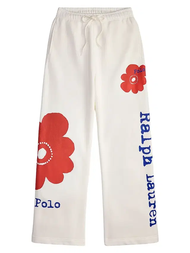 Polo Ralph Lauren Women's Floral Cotton-Blend Wide-Leg Sweatpants