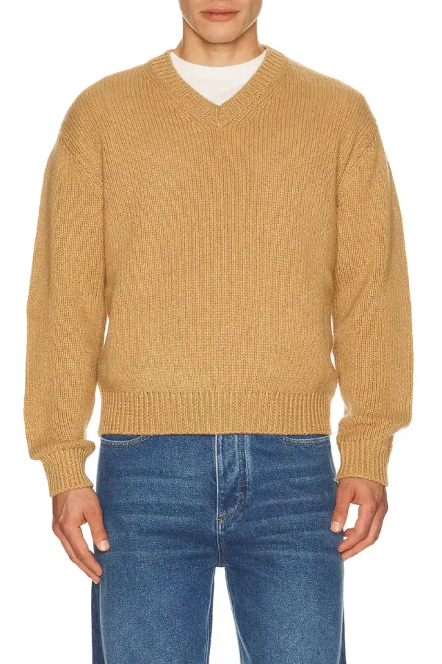 Bottega Veneta Cashmere Off Gauge V Neck Sweater