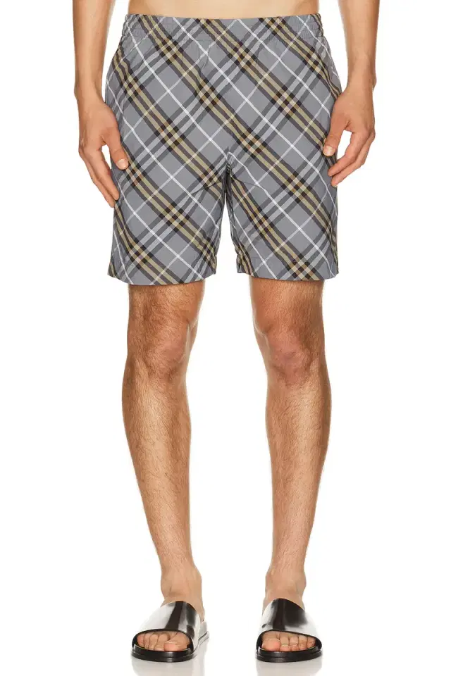 Burberry Seb Check Swim Short