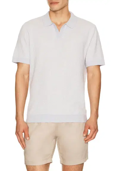 Onia Textured Johnny Polo | Thumbnail 1 Onia Textured Johnny Polo | Thumbnail 1