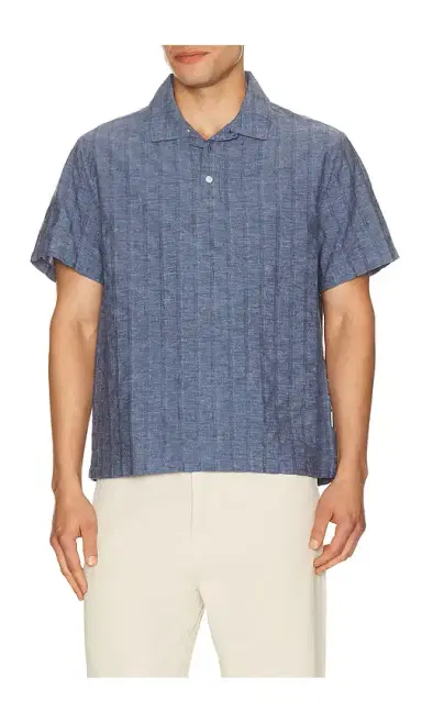 Onia Cotton Linen Pop Over Shirt | Thumbnail 6