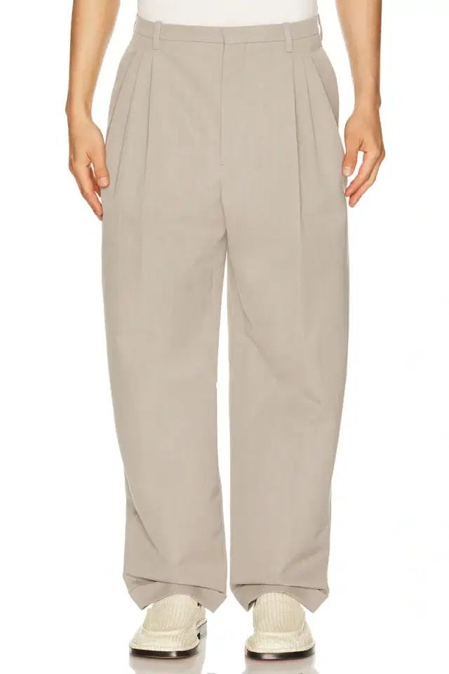 Bottega Veneta Dry Wool Melange Toile Trouser