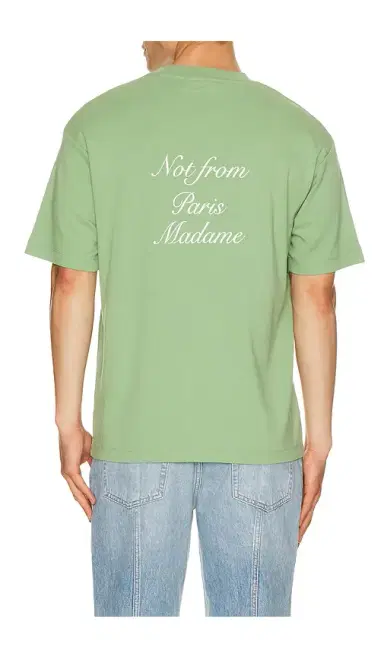 Drôle de Monsieur Le T-Shirt Slogan Calligraphy | Thumbnail 6