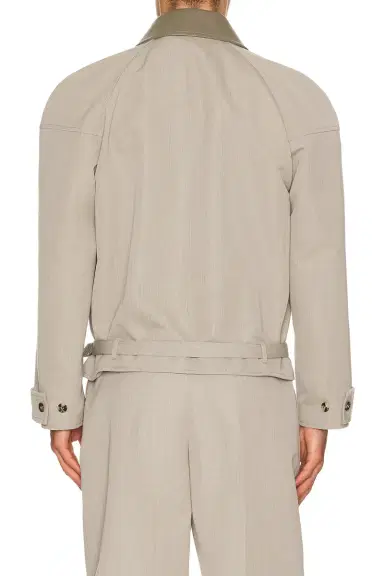 Bottega Veneta Dry Wool Melange Toile Zip Blouson | Thumbnail 2 Bottega Veneta Dry Wool Melange Toile Zip Blouson | Thumbnail 2