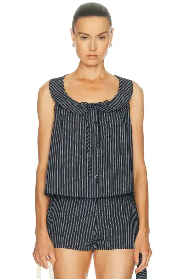 Deiji Studios Round Collar Top | Thumbnail 1