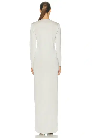 Tom Ford Plunge Neck Evening Dress | Thumbnail 4 Tom Ford Plunge Neck Evening Dress | Thumbnail 4