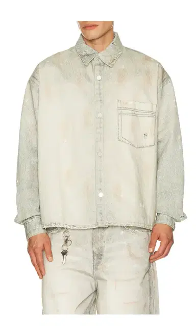 Won Hundred Maza Printed Denim Shirt | Thumbnail 5 Won Hundred Maza Printed Denim Shirt | Thumbnail 5