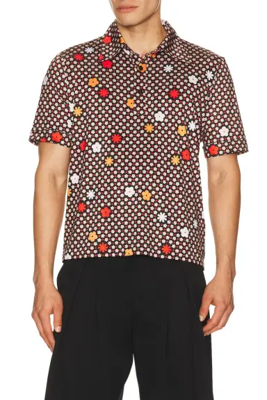 MM6 MAISON MARGIELA Polo Shirt | Thumbnail 1 MM6 MAISON MARGIELA Polo Shirt | Thumbnail 1