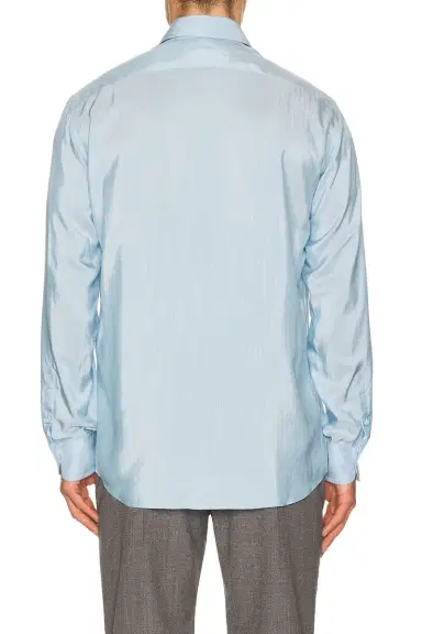 Valentino Camicia Manica Lunga Silk Shirt | Thumbnail 2