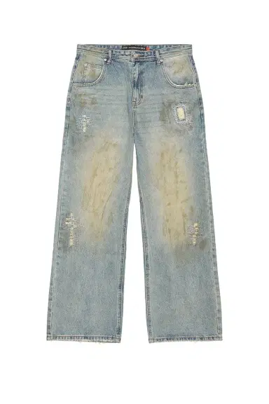 ANDERSSON BELL Unisex Destroyed Wide Leg Jeans | Thumbnail 5